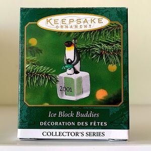 Hallmark Ice Block Buddies Miniature Christmas Ornament